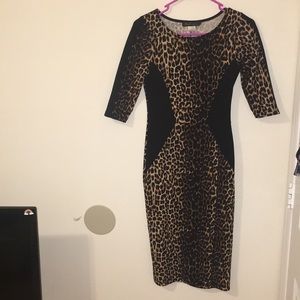 Leopard print dress